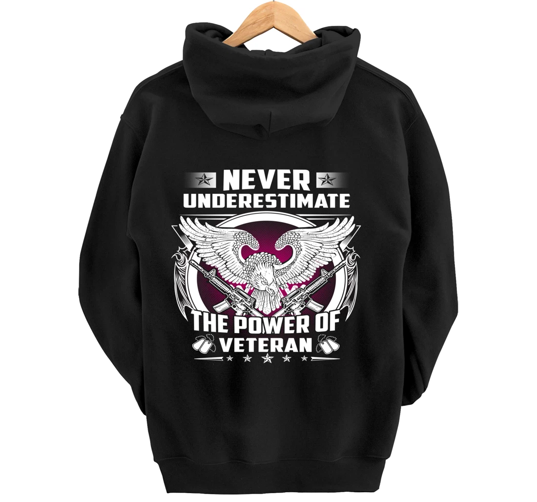 Veteran Gift for Vietnam Iraq Afghan Heros Eagle Pullover Hoodie
