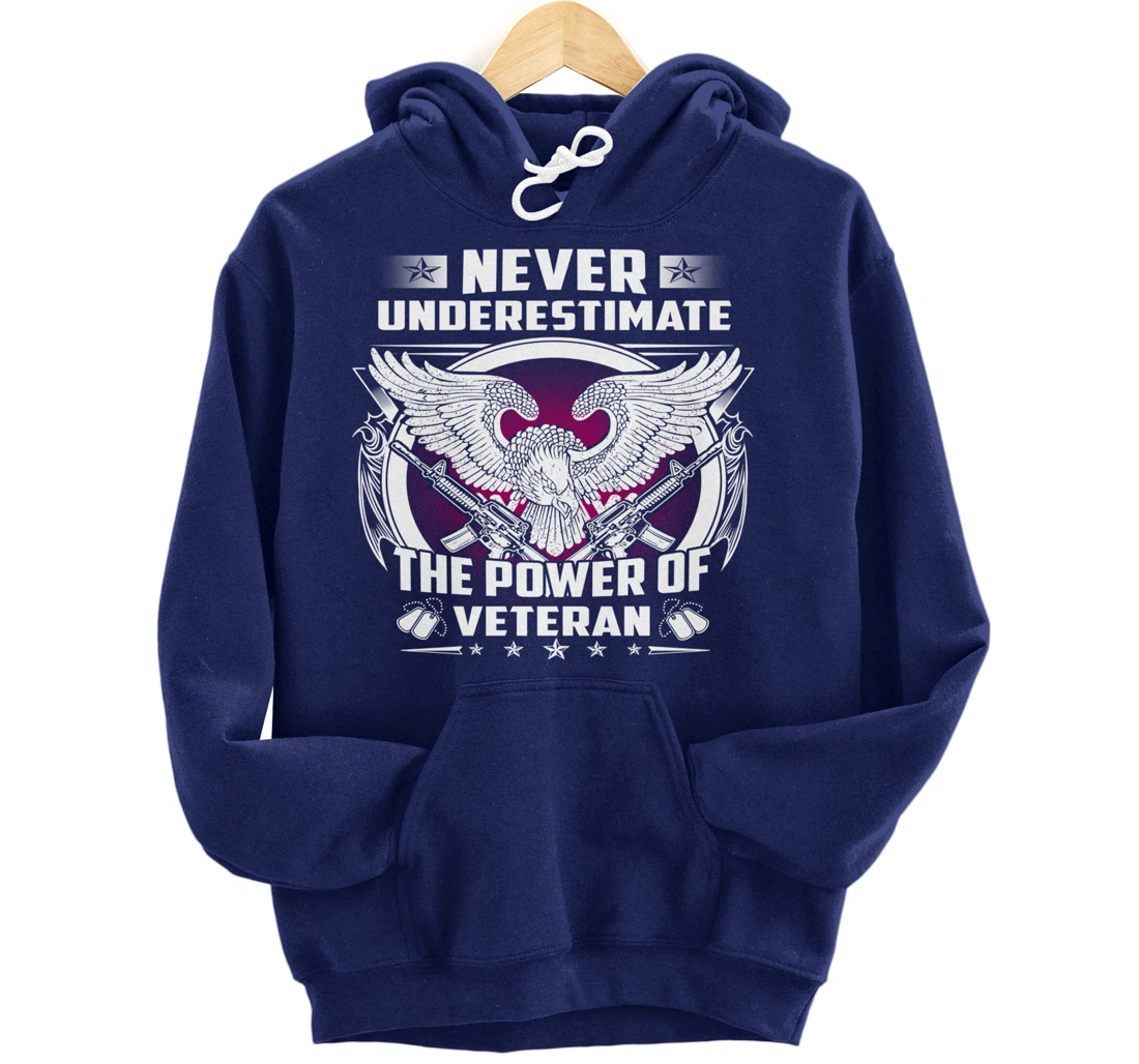 Veteran Gift for Vietnam Iraq Afghan Heros Eagle Pullover Hoodie