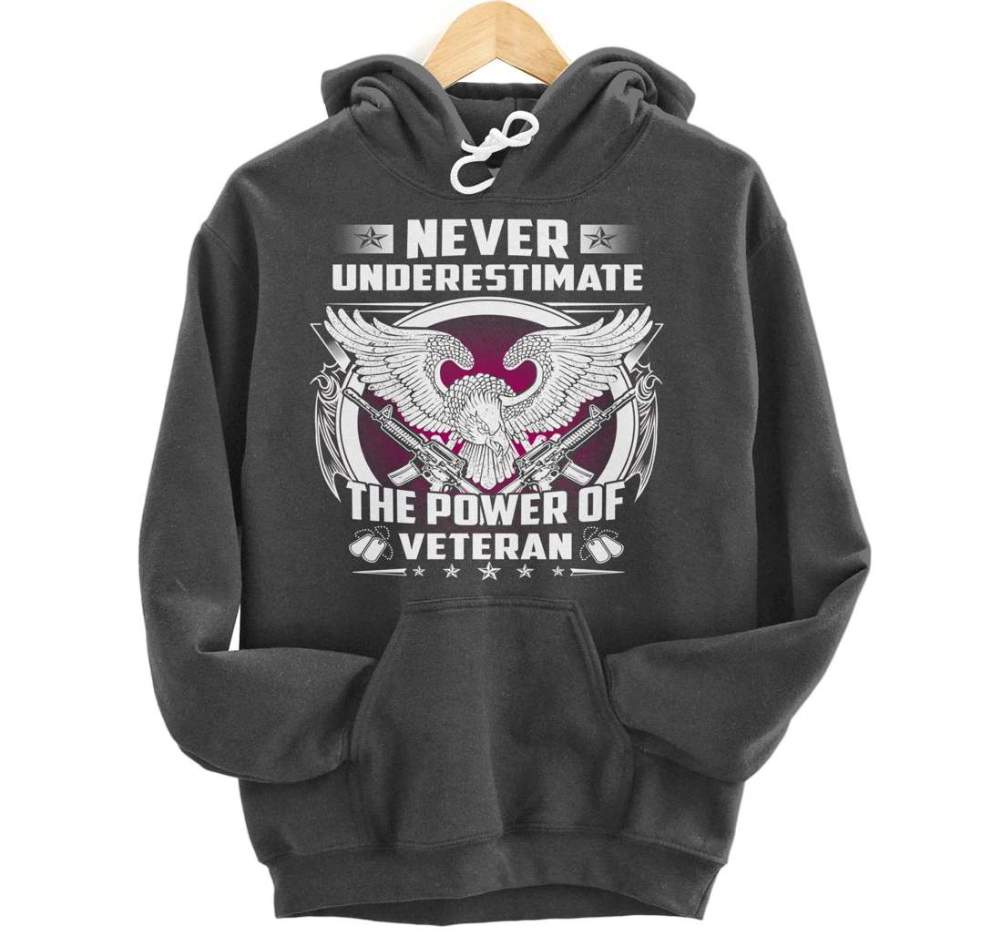 Veteran Gift for Vietnam Iraq Afghan Heros Eagle Pullover Hoodie