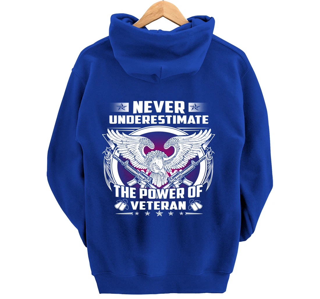 Veteran Gift for Vietnam Iraq Afghan Heros Eagle Pullover Hoodie