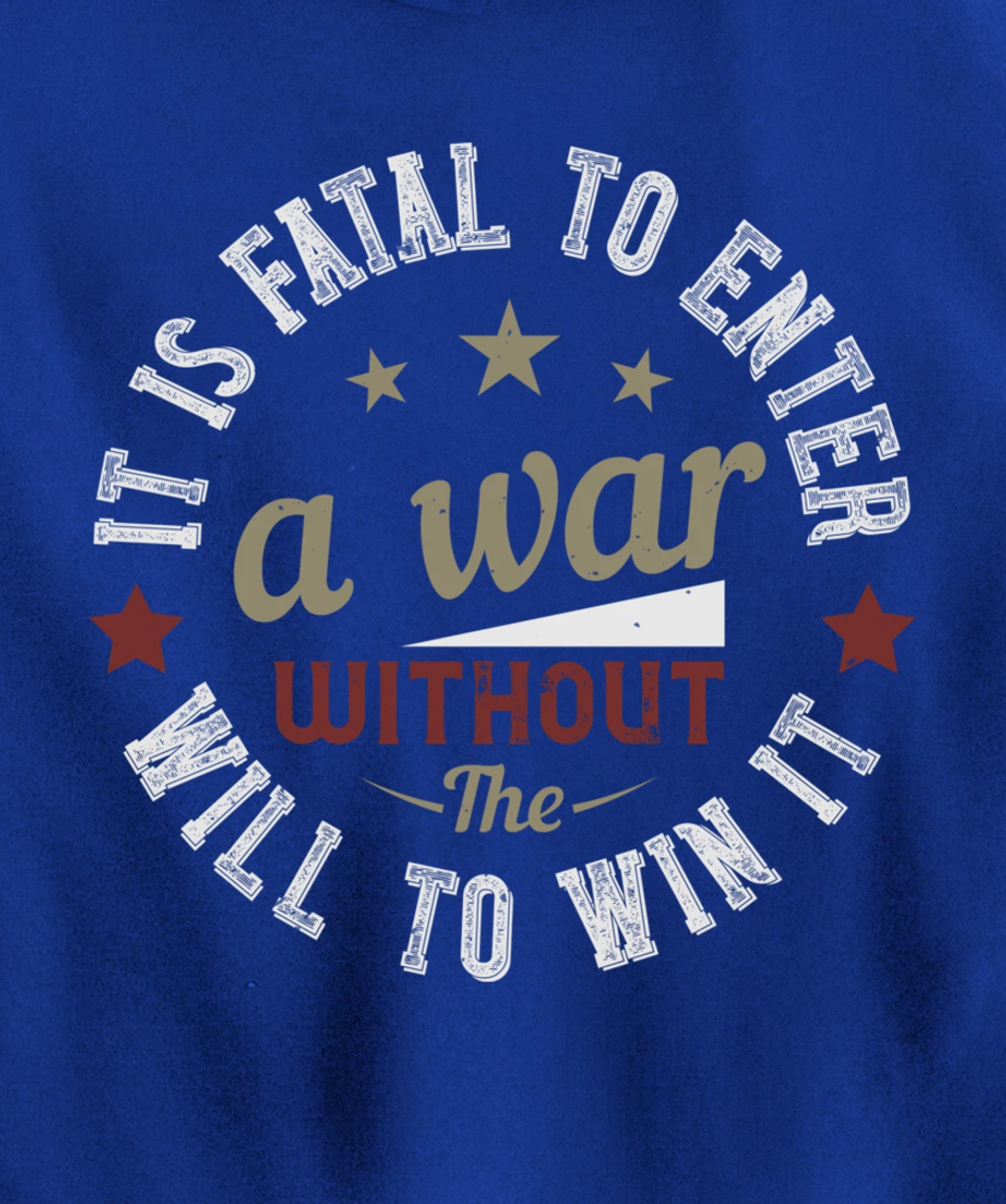 The Will To WinThe War, US Flag, US Military, Veterans Day Pullover Hoodie