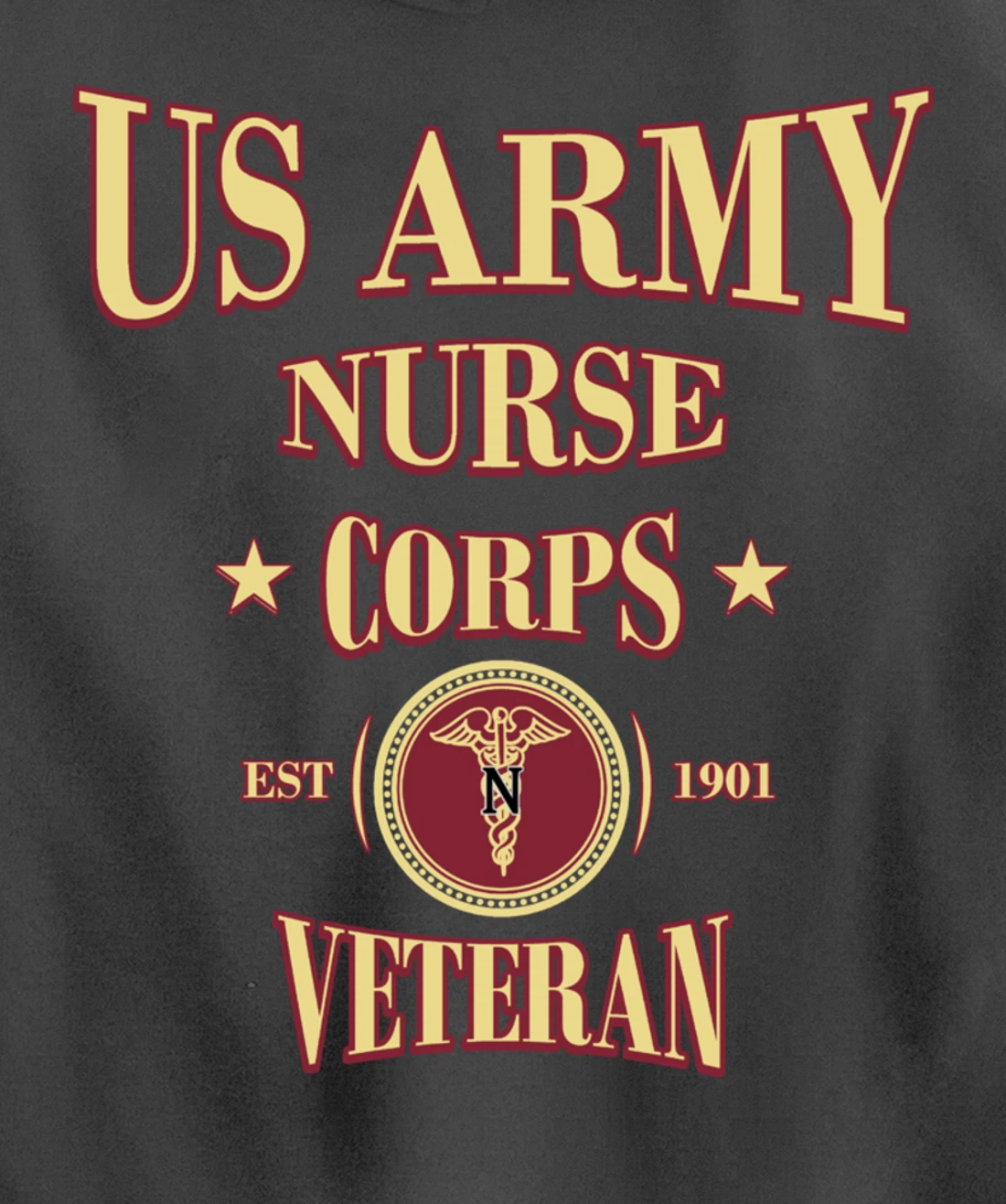 Army Nursing Army Nurse Veteran Military Nursing Pullover Hoodie