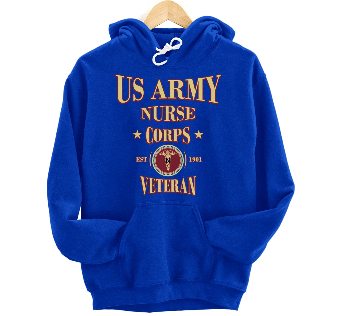 Army Nursing Army Nurse Veteran Military Nursing Pullover Hoodie