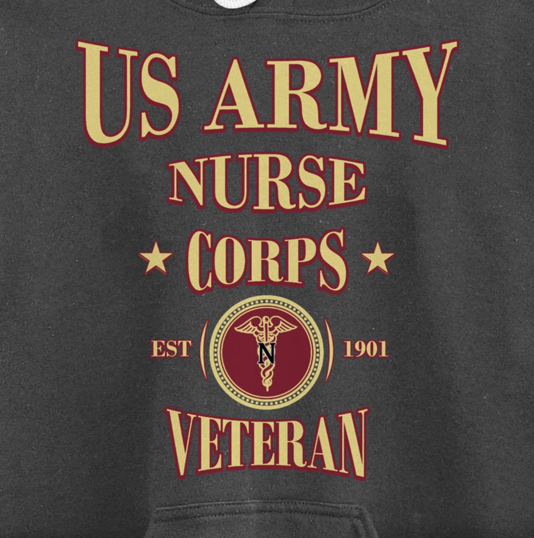 Army Nursing Army Nurse Veteran Military Nursing Pullover Hoodie