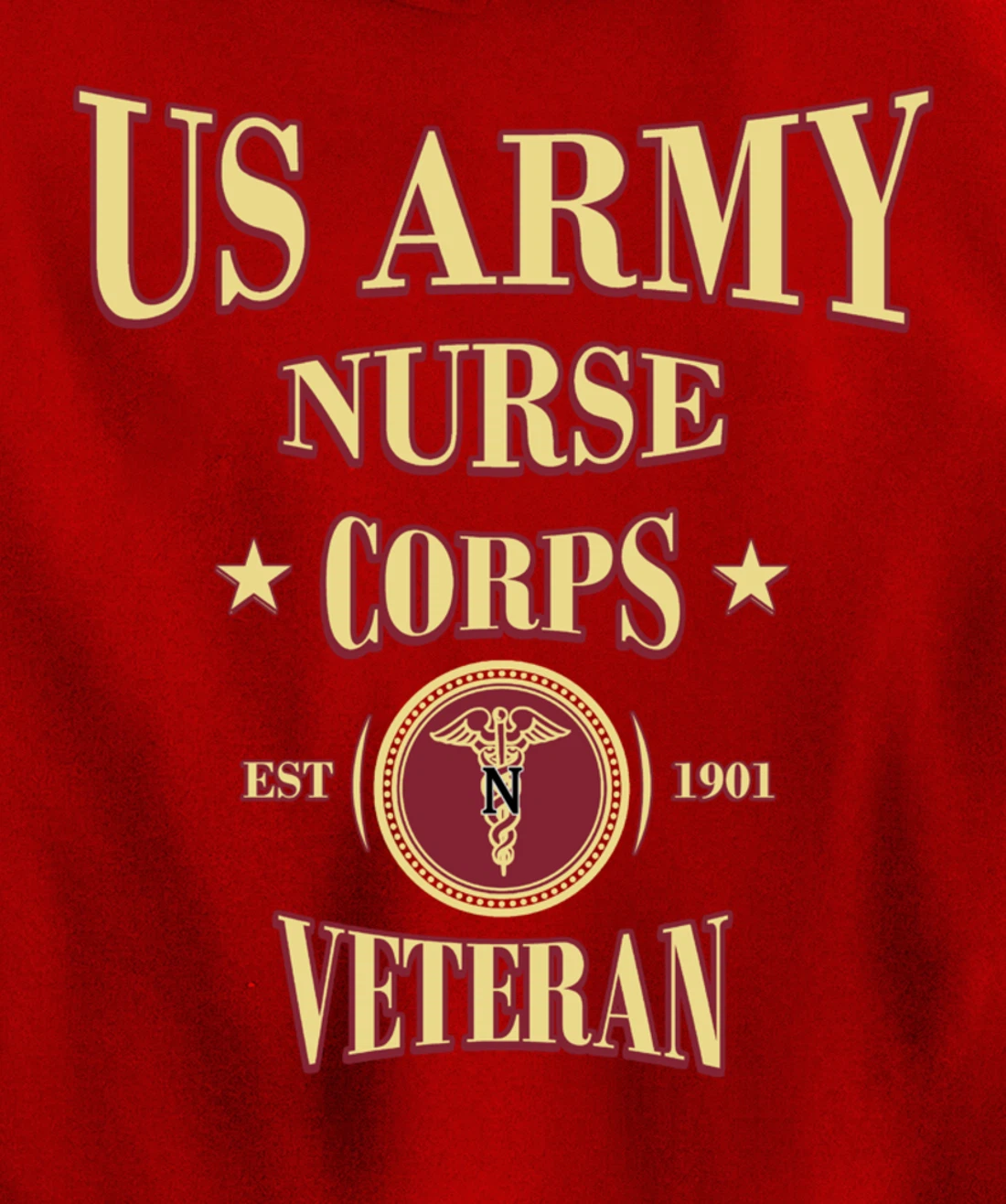 Army Nursing Army Nurse Veteran Military Nursing Pullover Hoodie