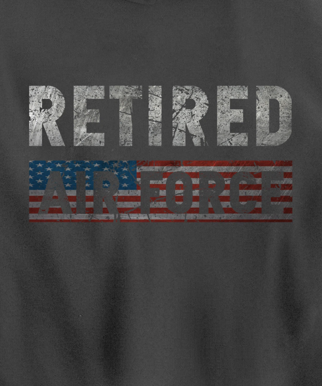Air Force Retired Veteran Air Force Retirement Veteran Pullover Hoodie