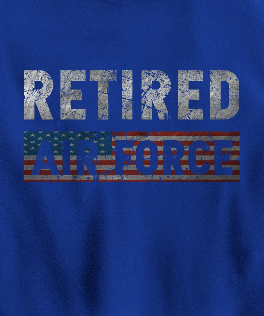 Air Force Retired Veteran Air Force Retirement Veteran Pullover Hoodie