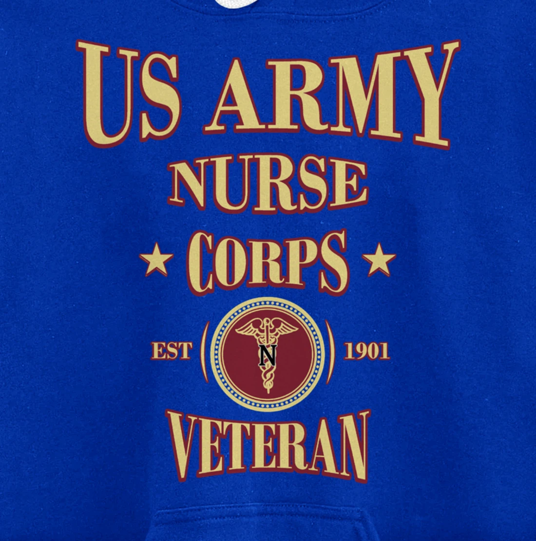 Army Nursing Army Nurse Veteran Military Nursing Pullover Hoodie