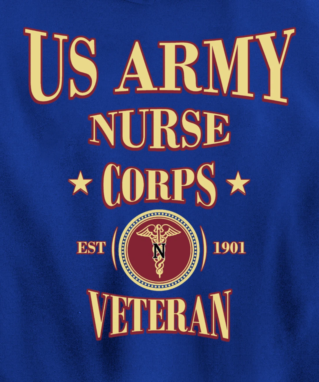 Army Nursing Army Nurse Veteran Military Nursing Pullover Hoodie