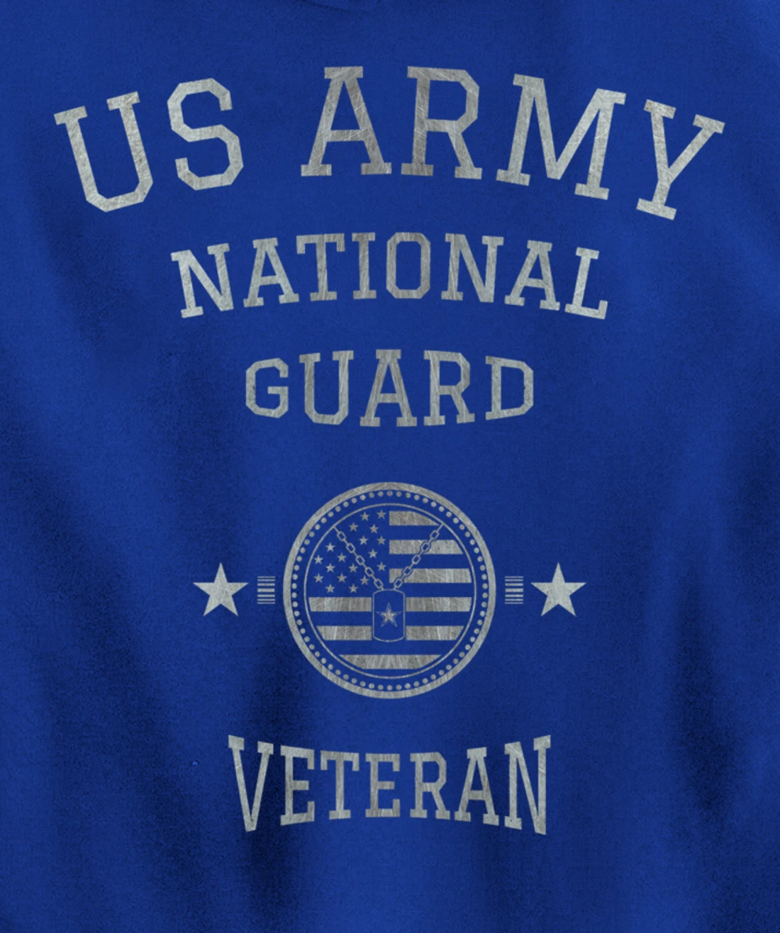US Army National Guard American Flag Retired Army Veteran Pullover Hoodie