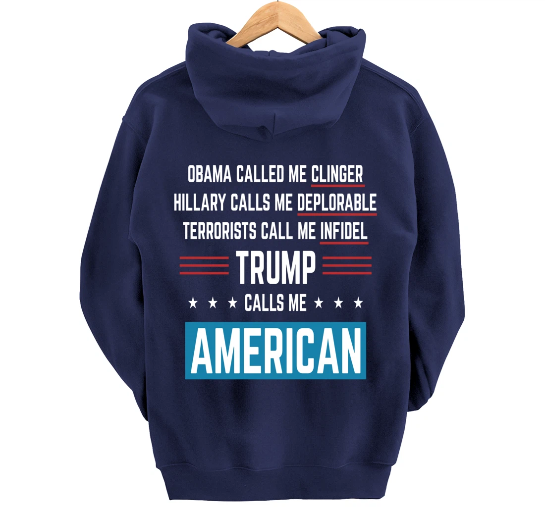 Trump American Pro American Design Pullover Hoodie
