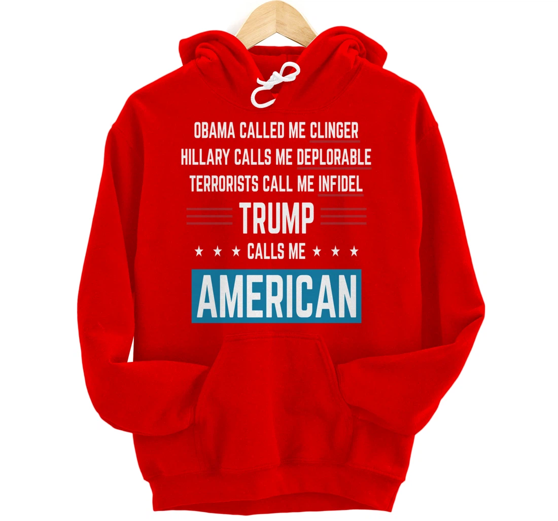 Trump American Pro American Design Pullover Hoodie