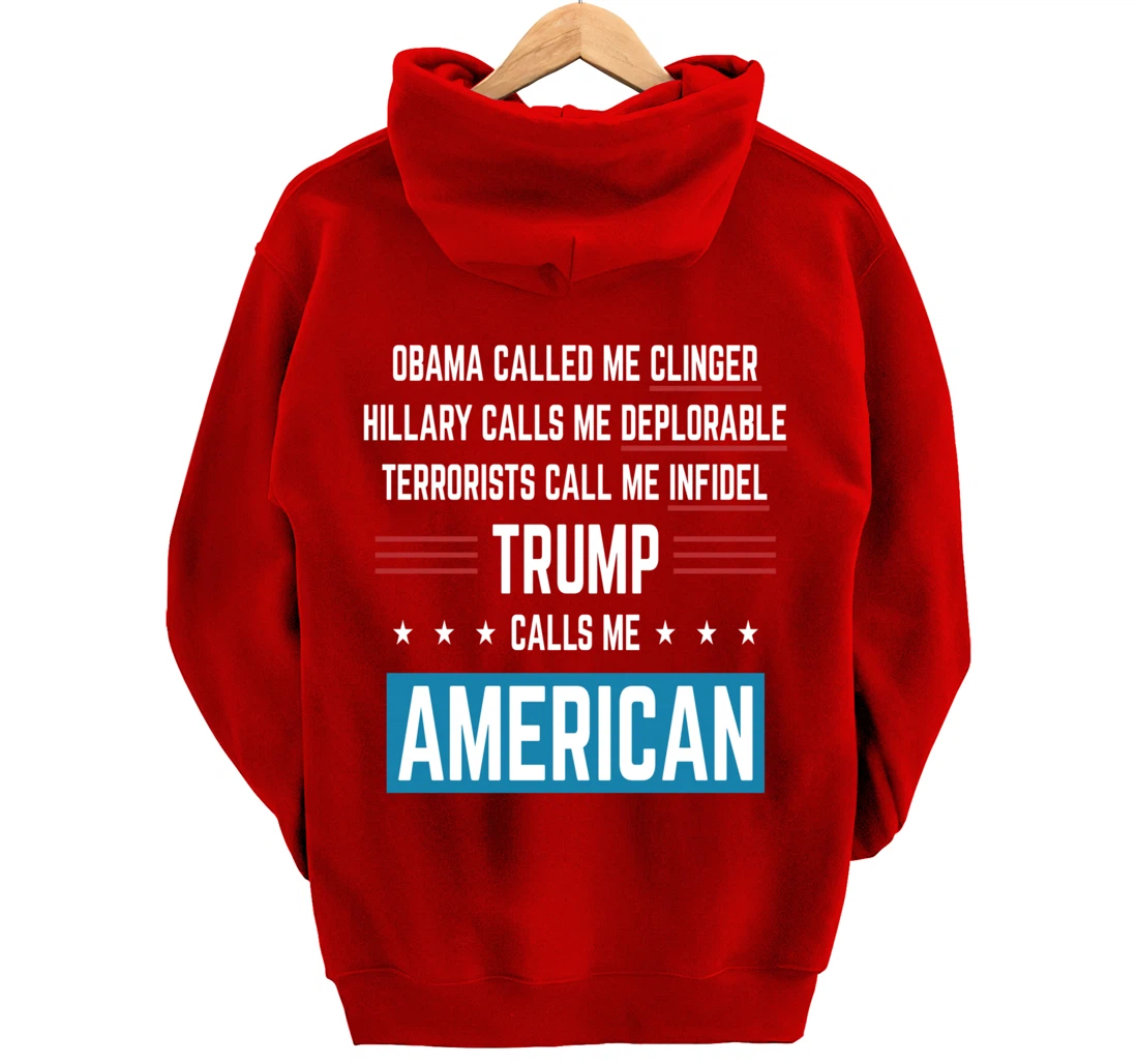 Trump American Pro American Design Pullover Hoodie
