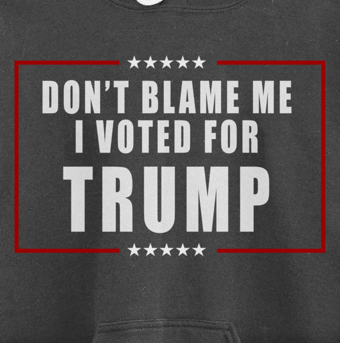 Don't Blame Me, I Voted For Trump Patriotic Pullover Hoodie
