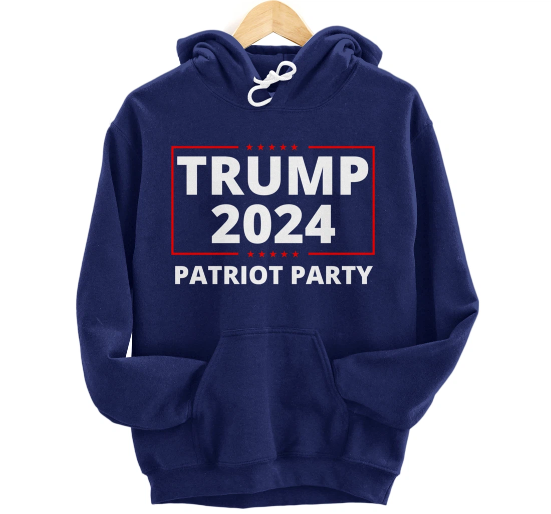 Trump 2024 Patriot Party Lion Populist Liberty Freedom Pullover Hoodie
