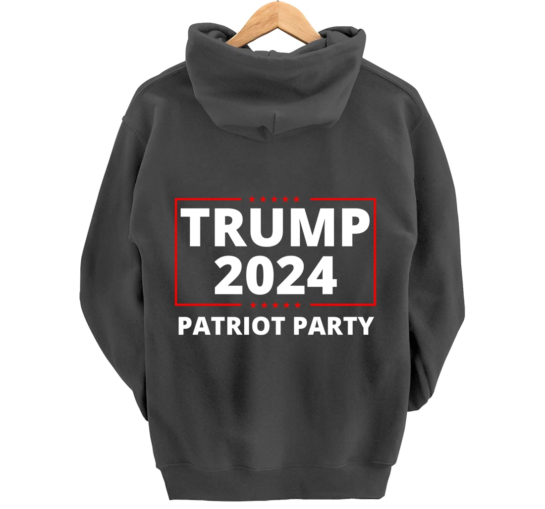 Trump 2024 Patriot Party Lion Populist Liberty Freedom Pullover Hoodie