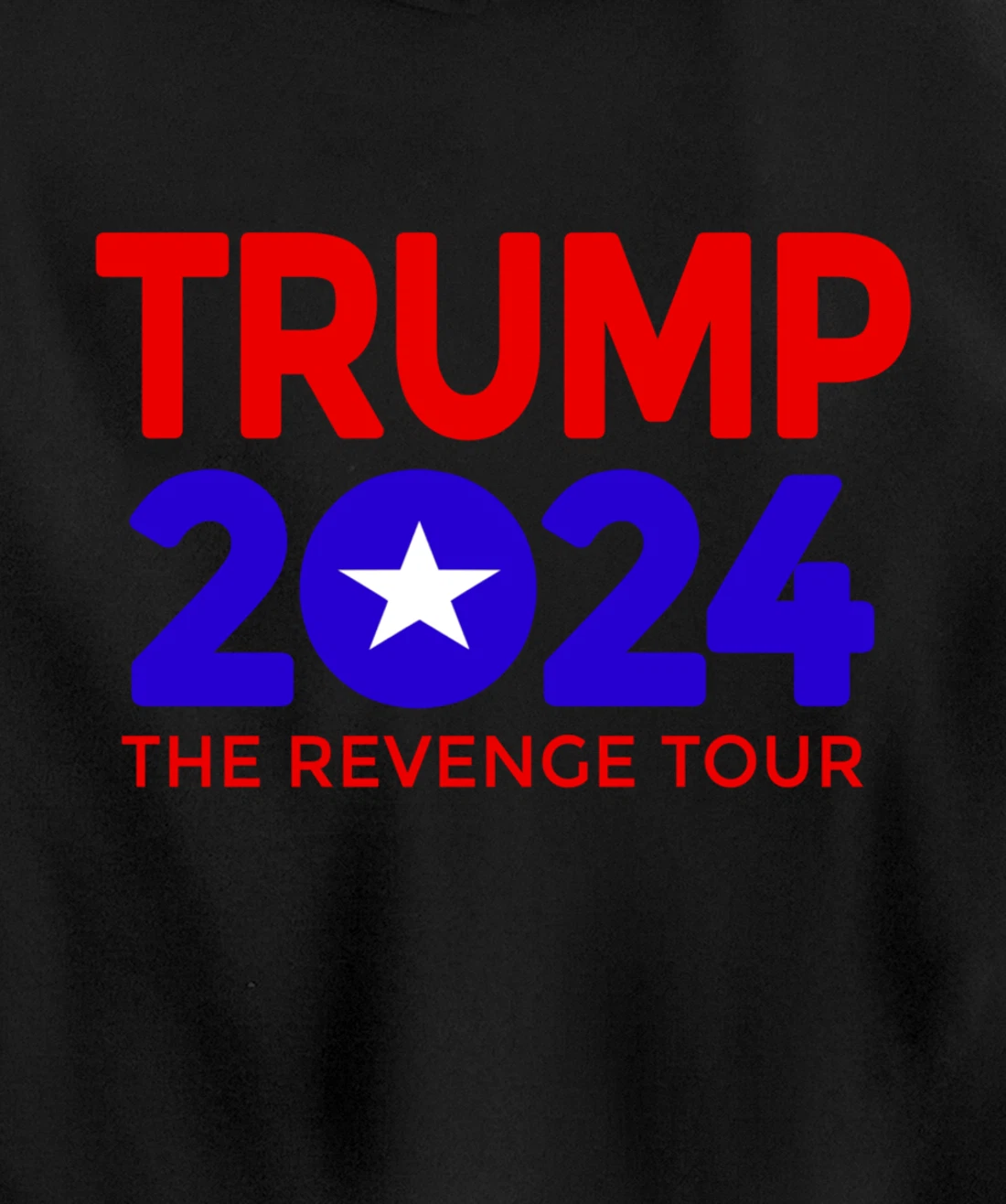 Trump 2024 The Revenge Tour Pullover Hoodie