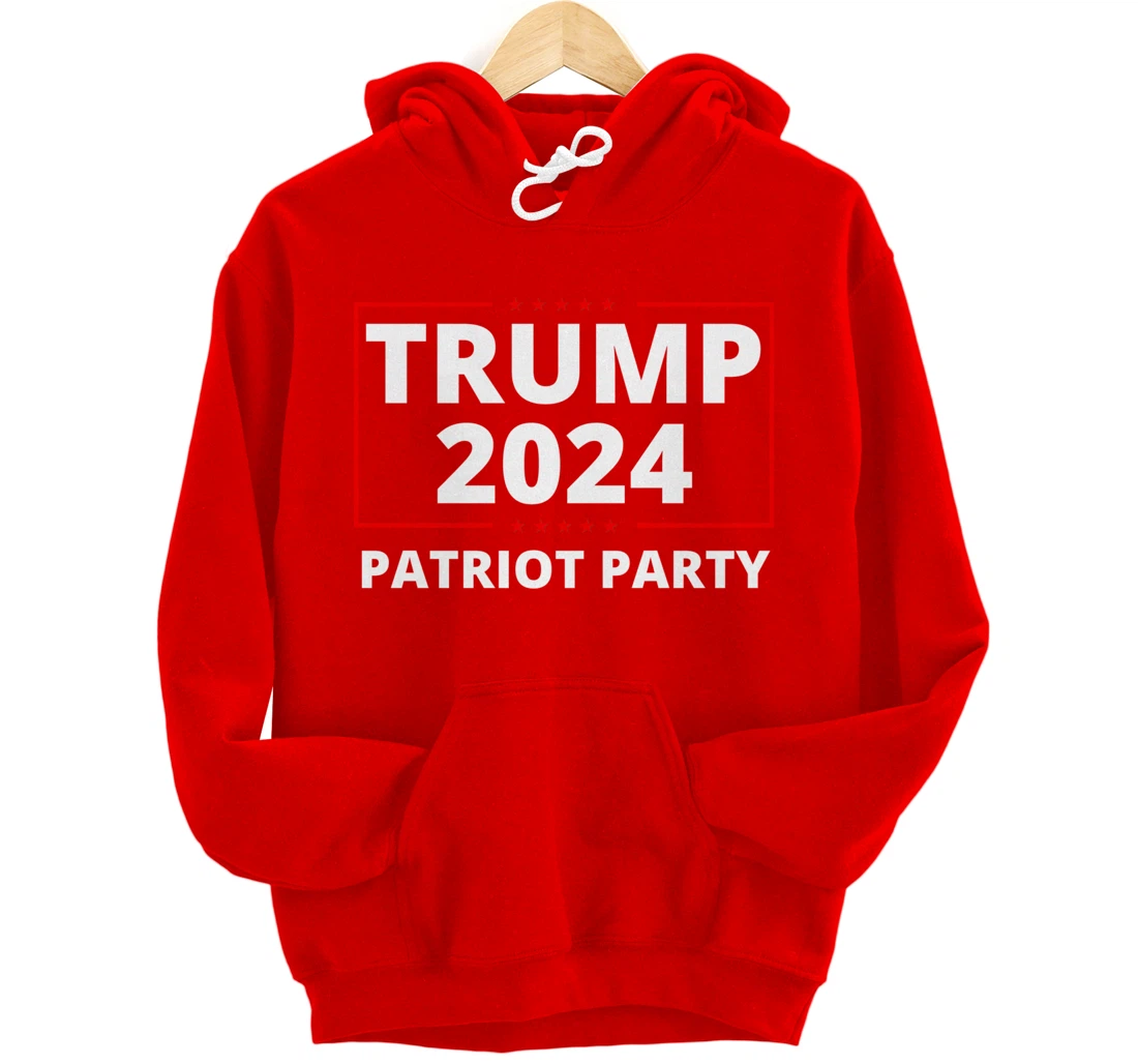 Trump 2024 Patriot Party Lion Populist Liberty Freedom Pullover Hoodie
