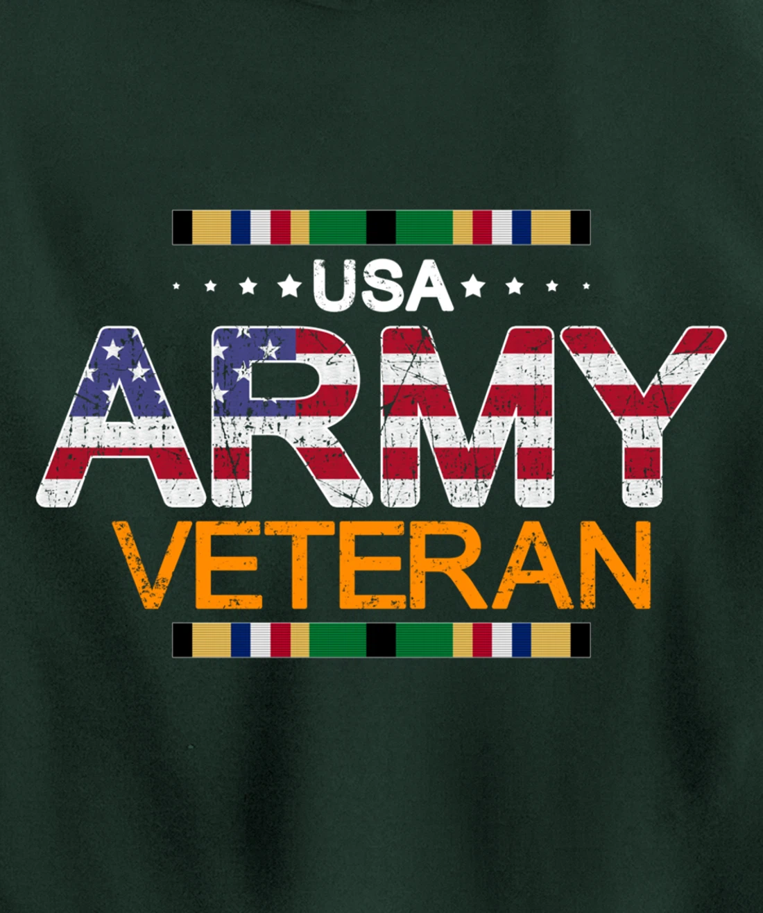 Proud Army Veteran-US Veterans Day Shirt-US Army Veteran Pullover Hoodie