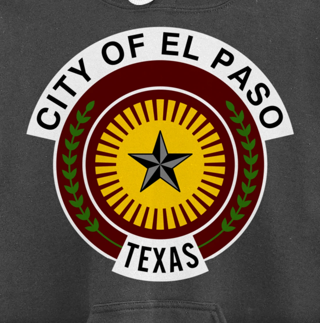EL PASO TEXAS FLAG Pullover Hoodie