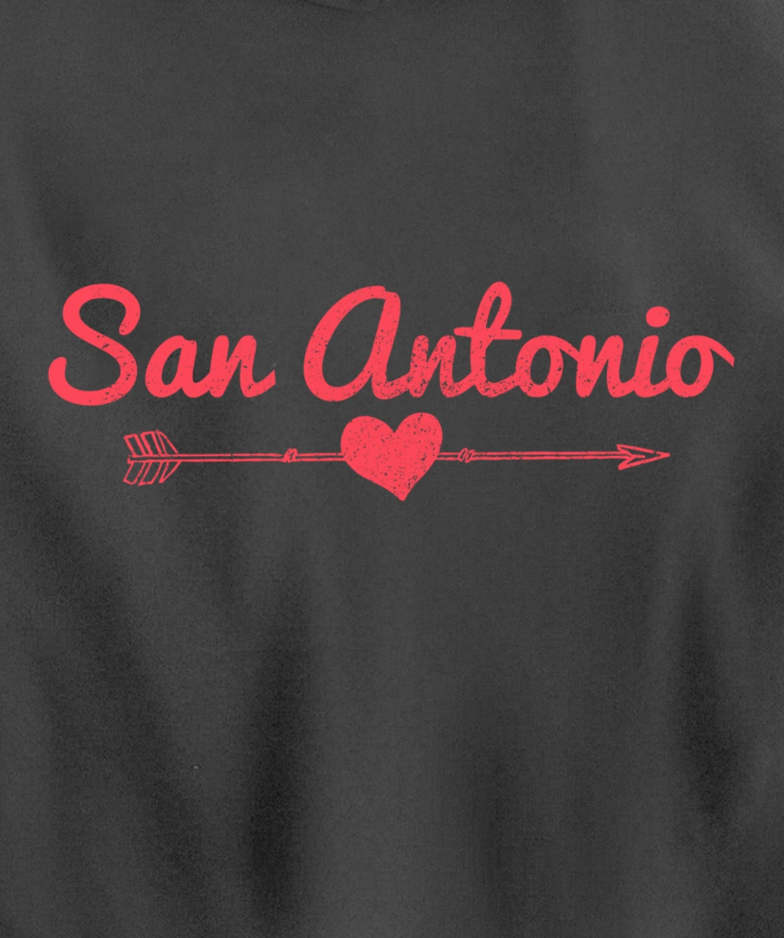 San Antonio Texas Arrow Heart Pride Pullover Hoodie