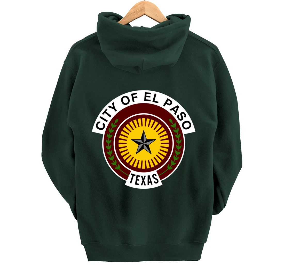 EL PASO TEXAS FLAG Pullover Hoodie