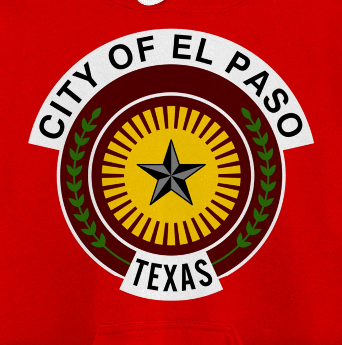 EL PASO TEXAS FLAG Pullover Hoodie
