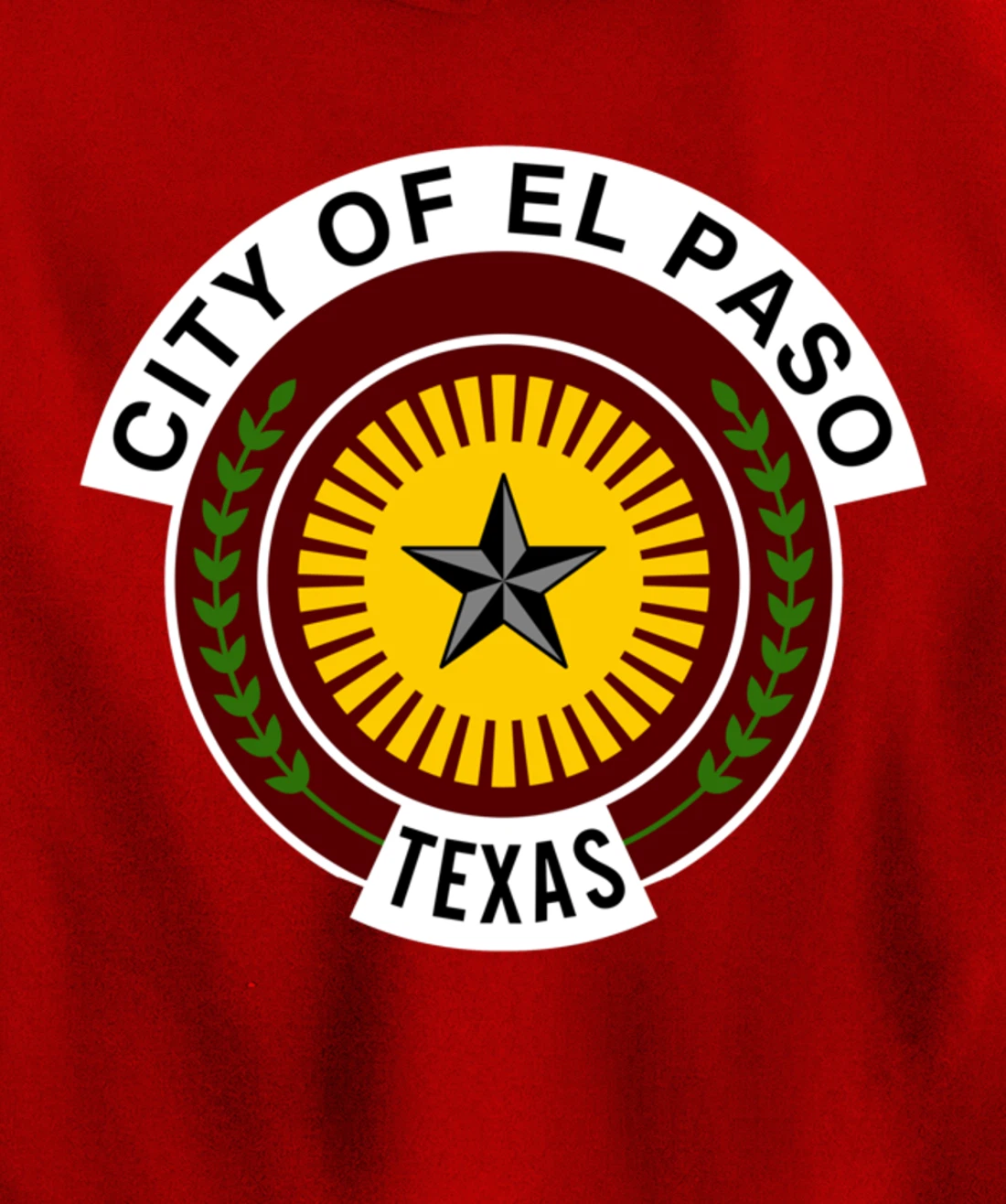 EL PASO TEXAS FLAG Pullover Hoodie