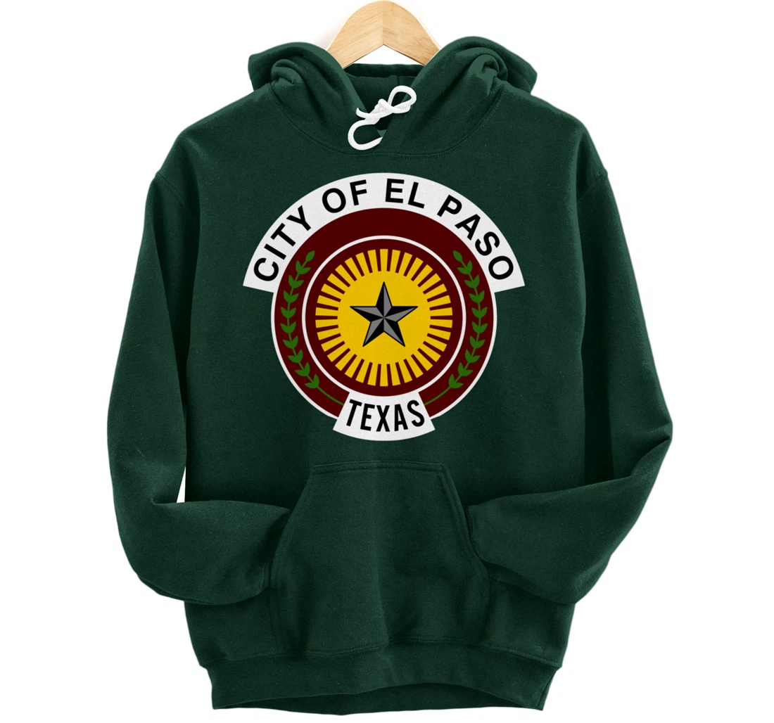 EL PASO TEXAS FLAG Pullover Hoodie