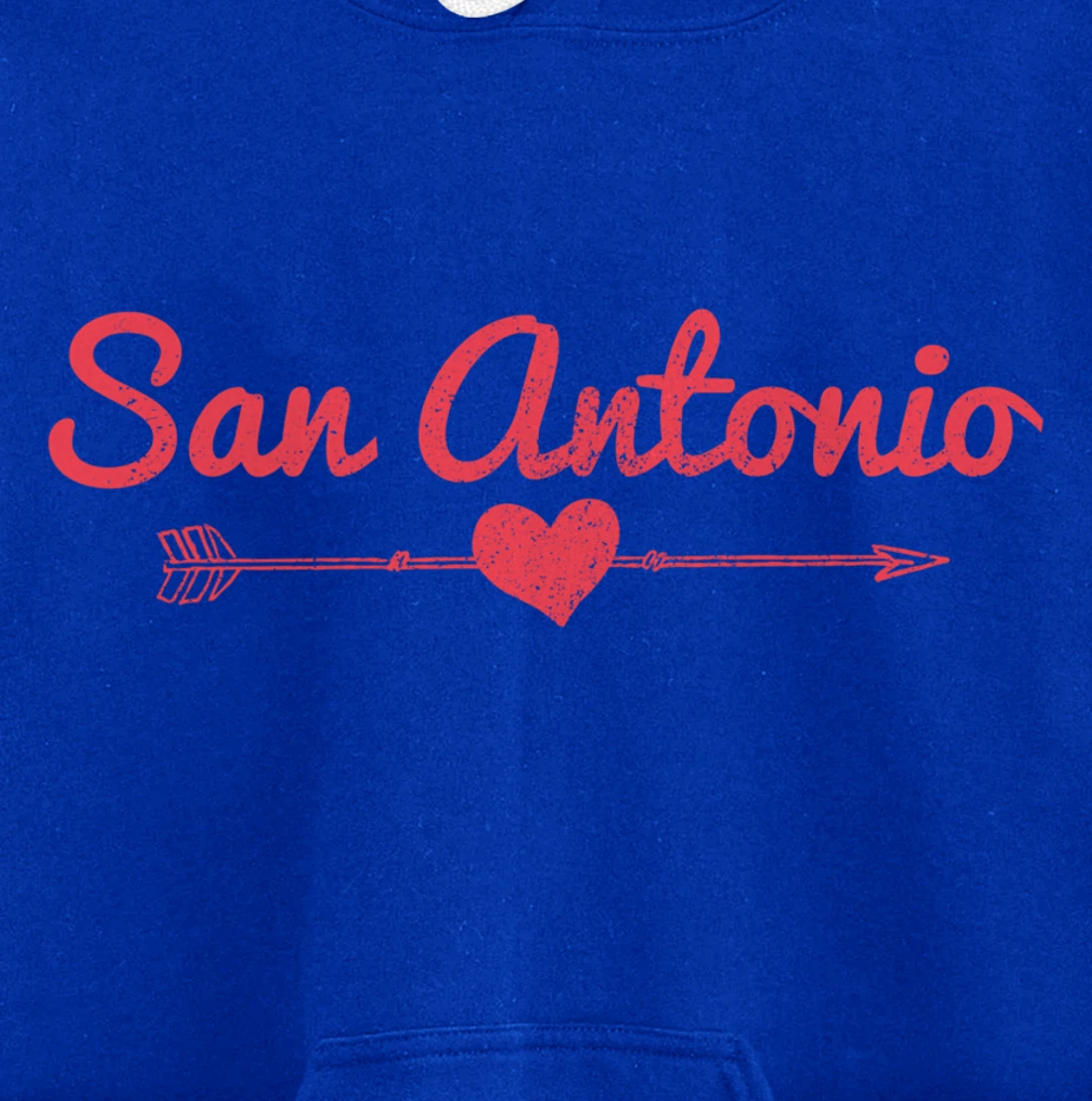San Antonio Texas Arrow Heart Pride Pullover Hoodie