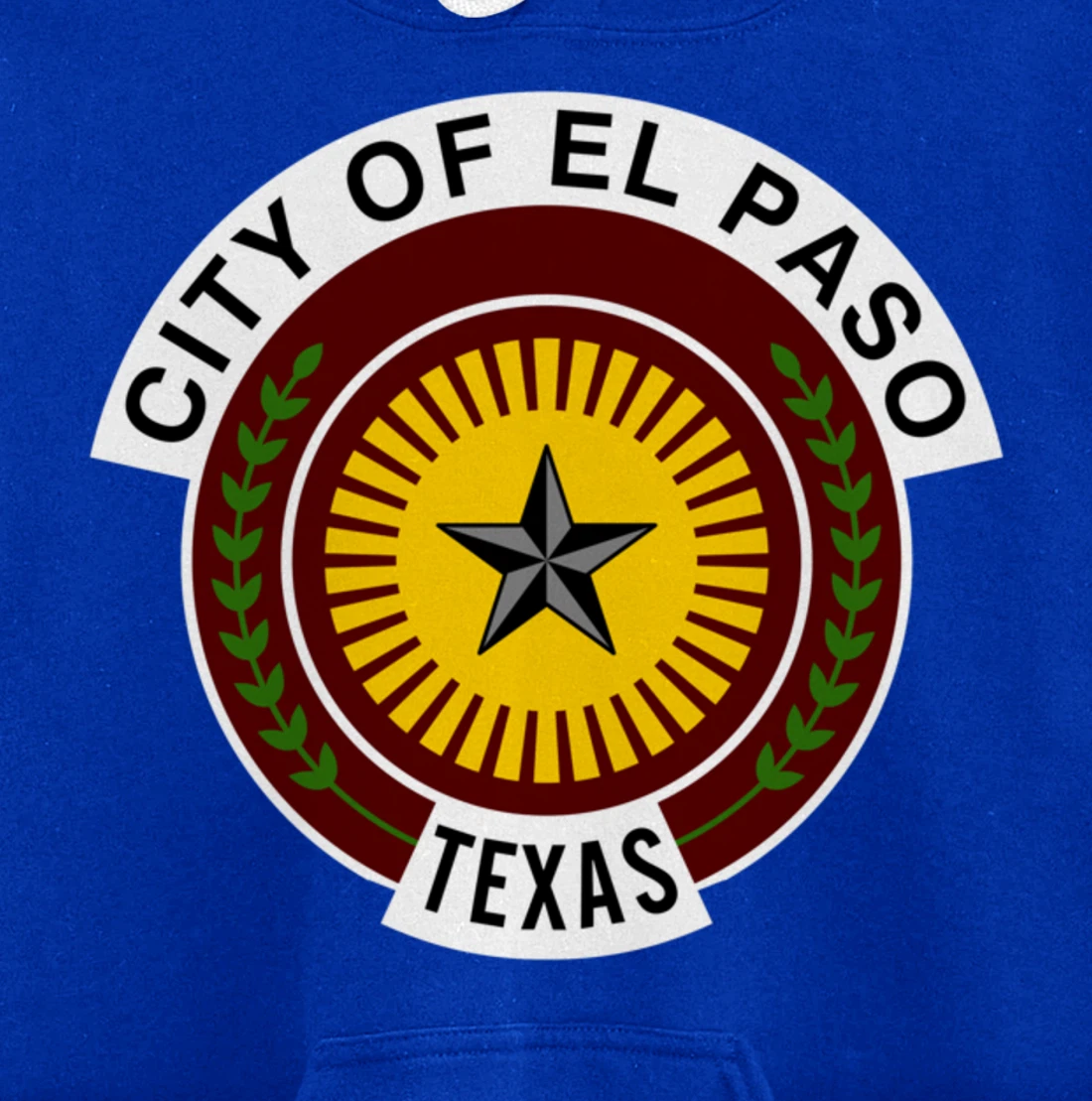 EL PASO TEXAS FLAG Pullover Hoodie