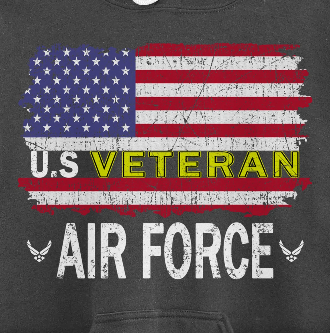 Proud Air Force Veteran-US Air Force Veteran-US Veterans Day Pullover Hoodie
