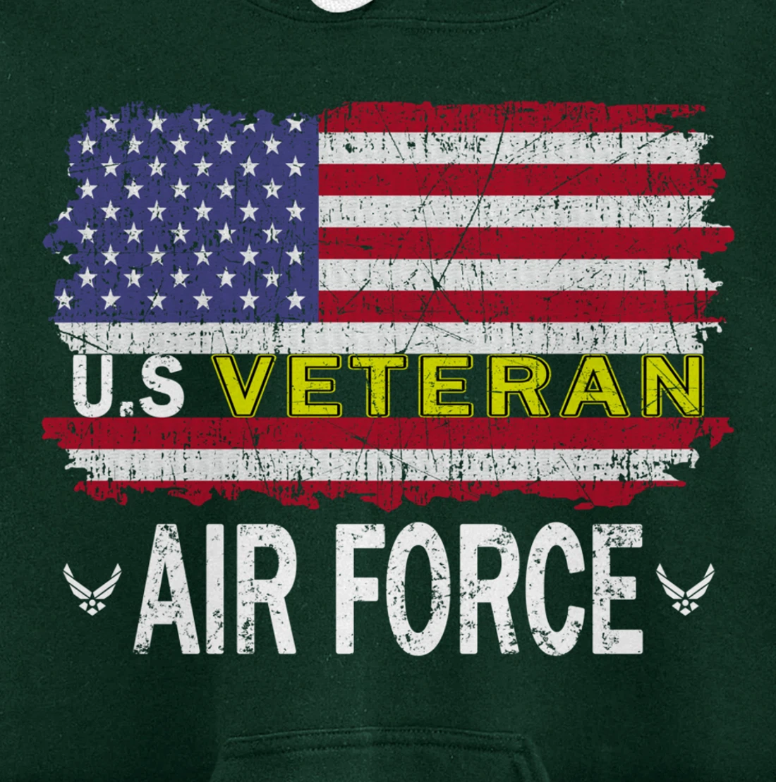Proud Air Force Veteran-US Air Force Veteran-US Veterans Day Pullover Hoodie