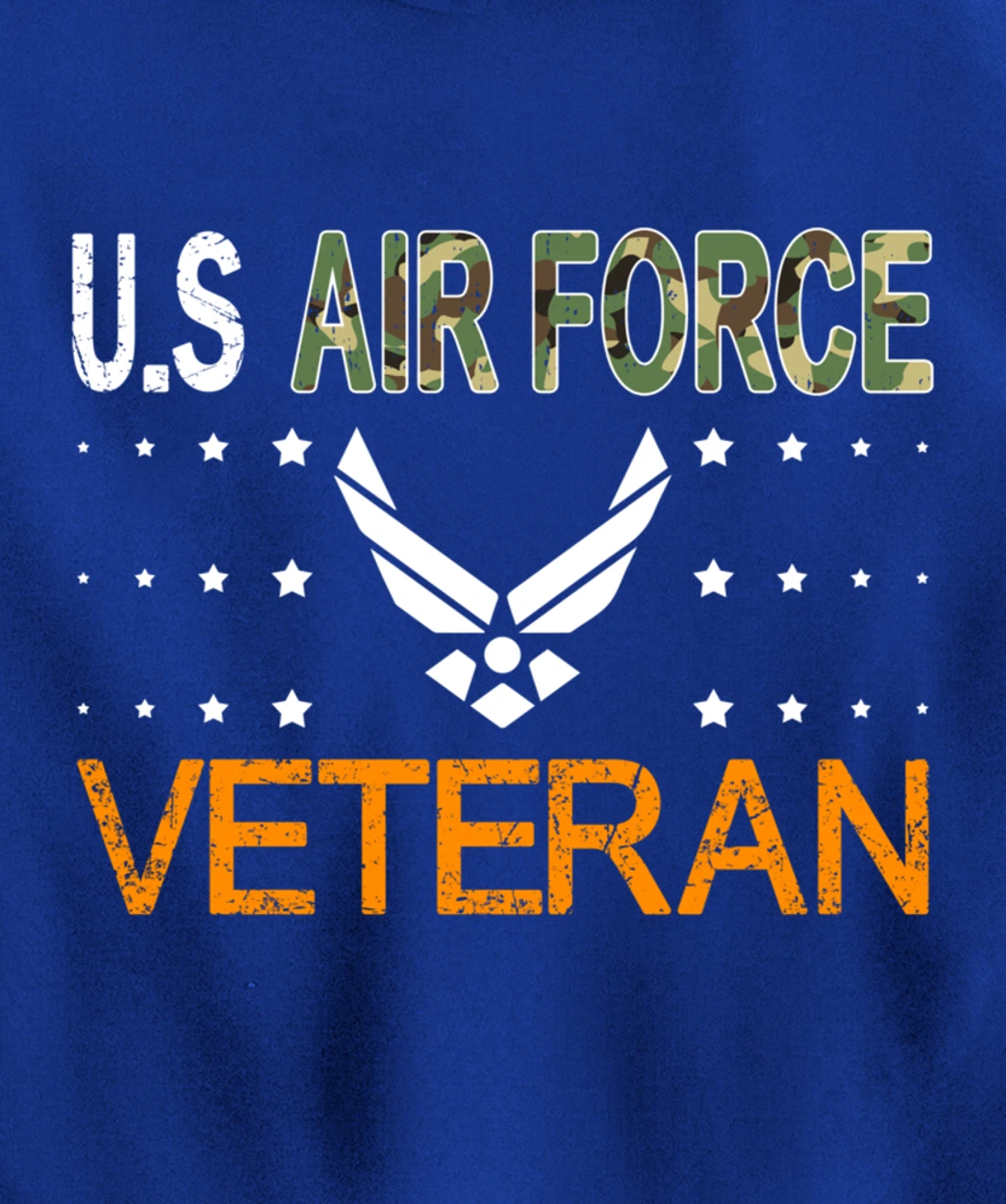 Proud US Air Force Veteran-US Veterans Day Pride Pullover Hoodie