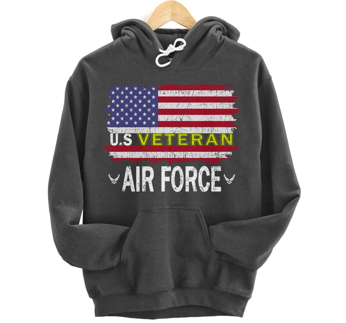 Proud Air Force Veteran-US Air Force Veteran-US Veterans Day Pullover Hoodie
