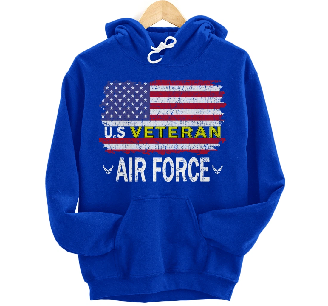 Proud Air Force Veteran-US Air Force Veteran-US Veterans Day Pullover Hoodie