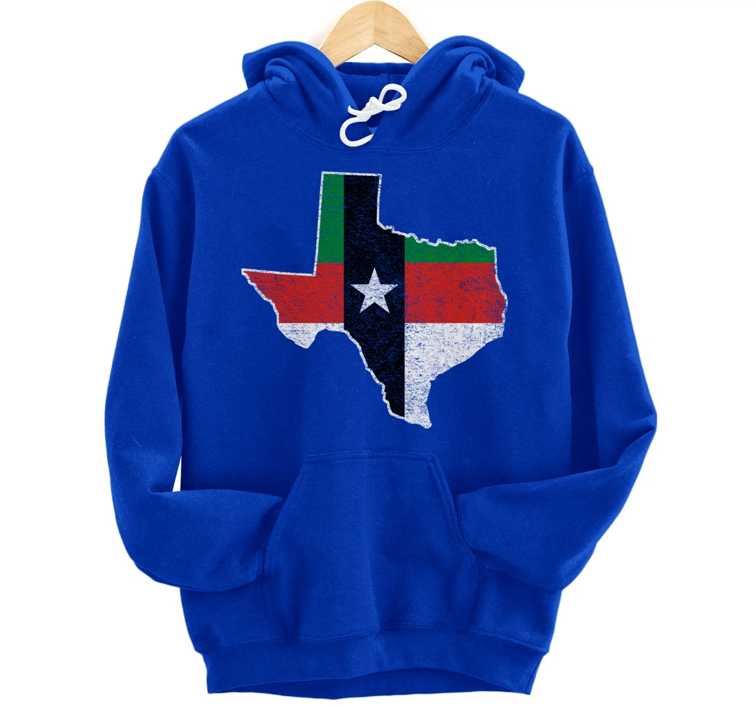 DENISON TEXAS CITY FLAG Pullover Hoodie