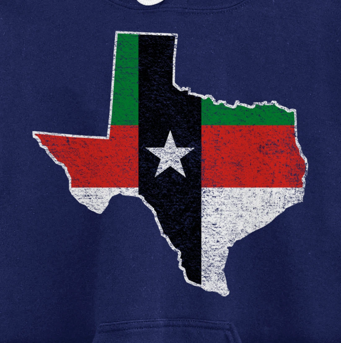 DENISON TEXAS CITY FLAG Pullover Hoodie
