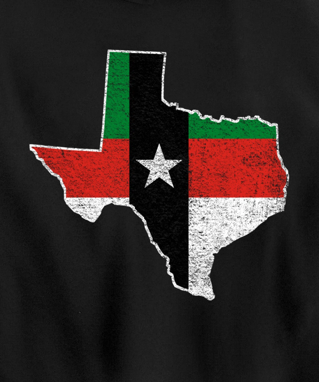 DENISON TEXAS CITY FLAG Pullover Hoodie