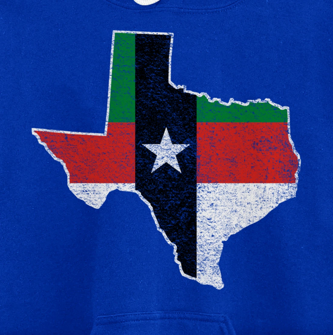 DENISON TEXAS CITY FLAG Pullover Hoodie