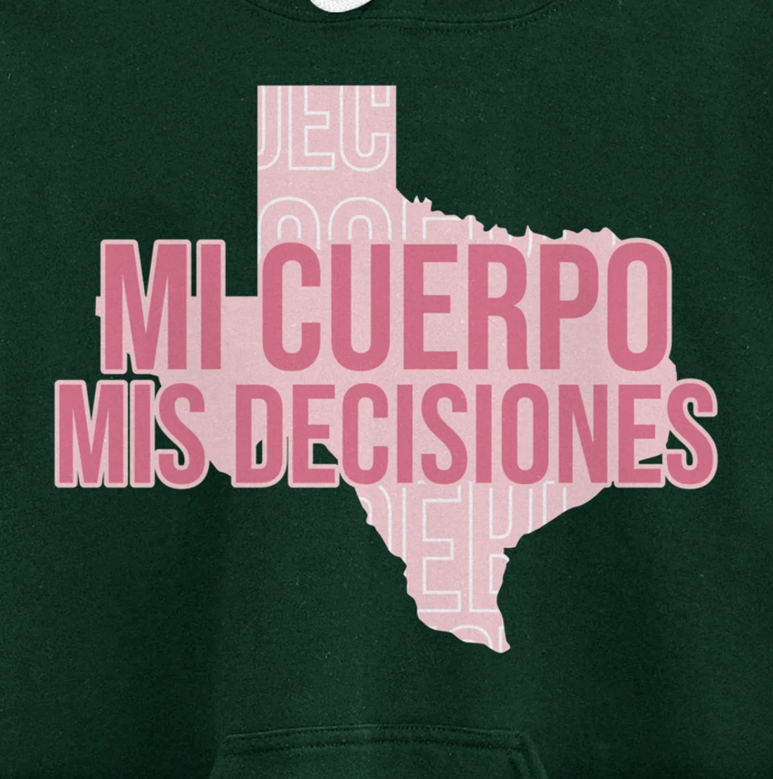 Mi Cuerpo Mis Decisiones Texas Pro Choice Pullover Hoodie