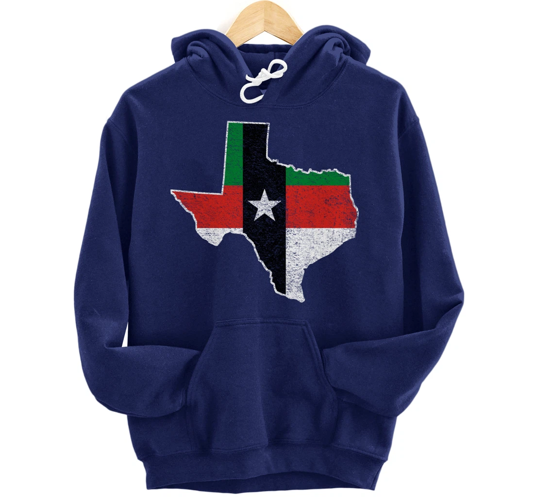 DENISON TEXAS CITY FLAG Pullover Hoodie