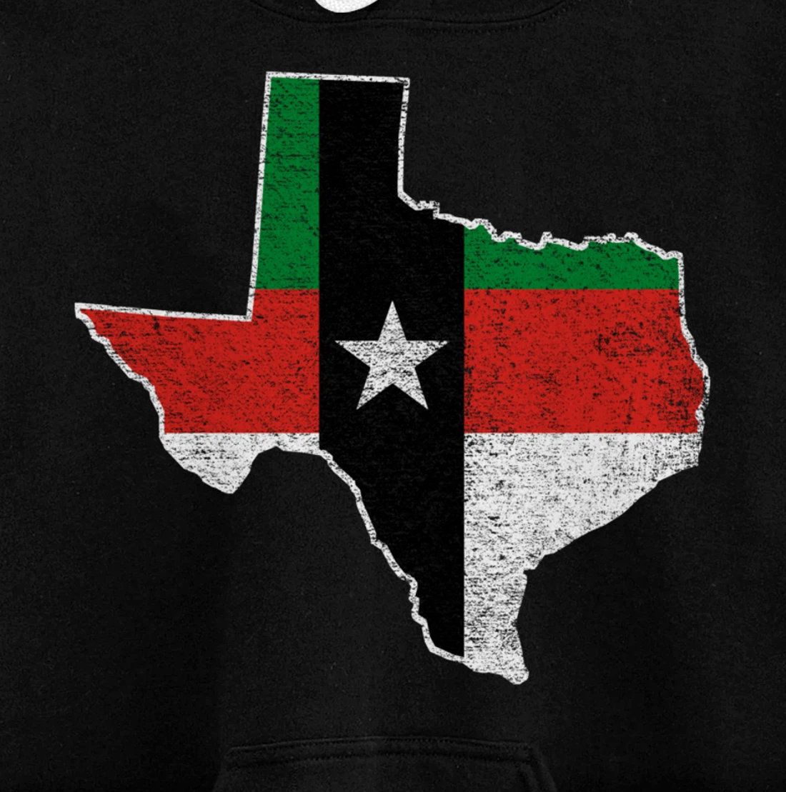 DENISON TEXAS CITY FLAG Pullover Hoodie