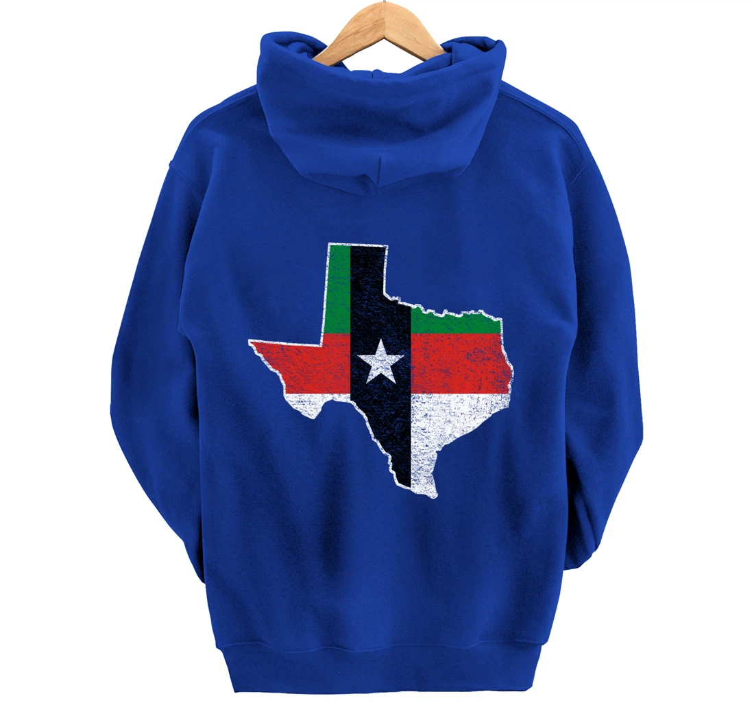 DENISON TEXAS CITY FLAG Pullover Hoodie
