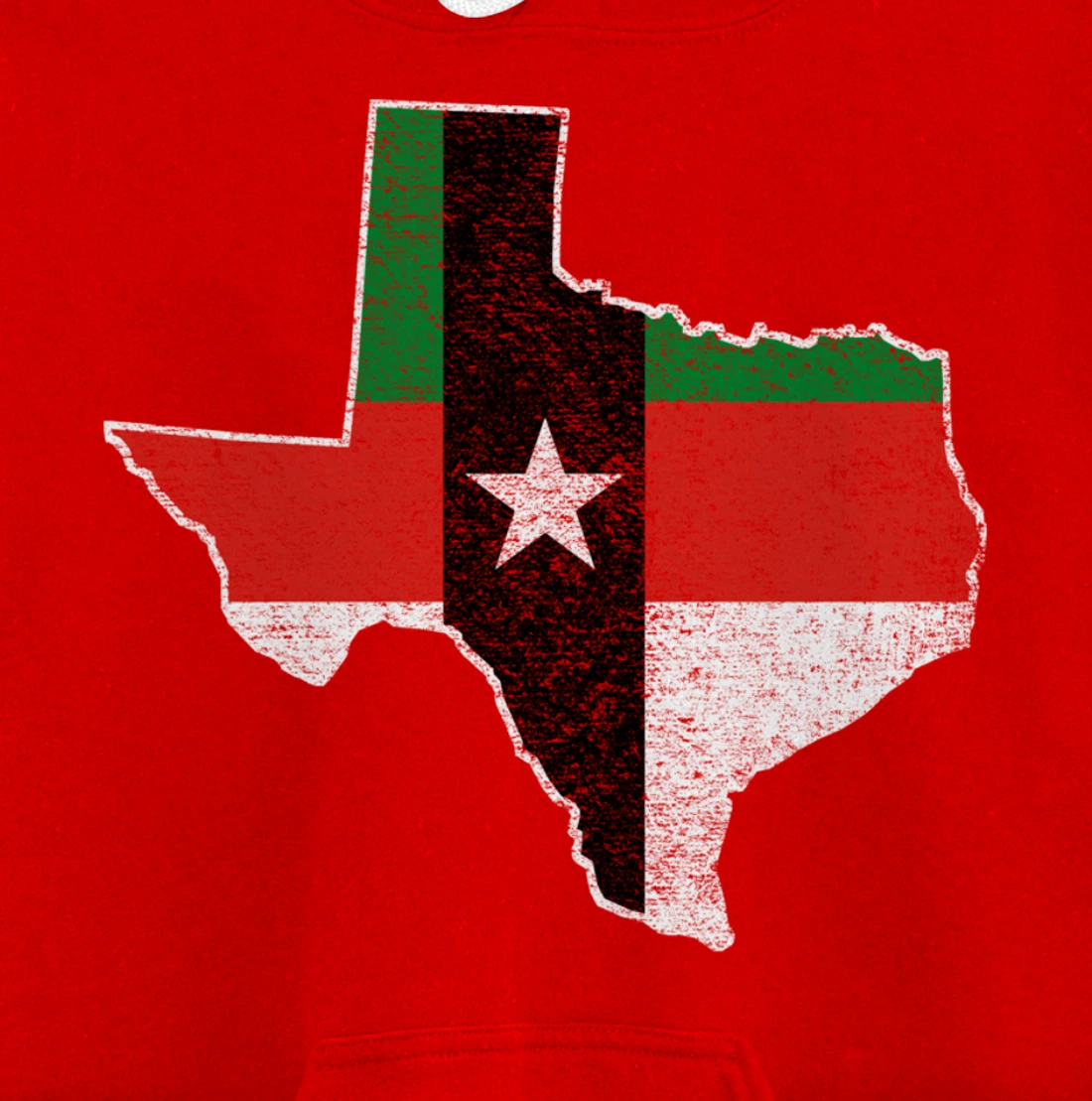 DENISON TEXAS CITY FLAG Pullover Hoodie