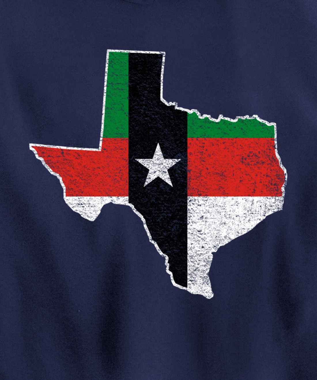 DENISON TEXAS CITY FLAG Pullover Hoodie