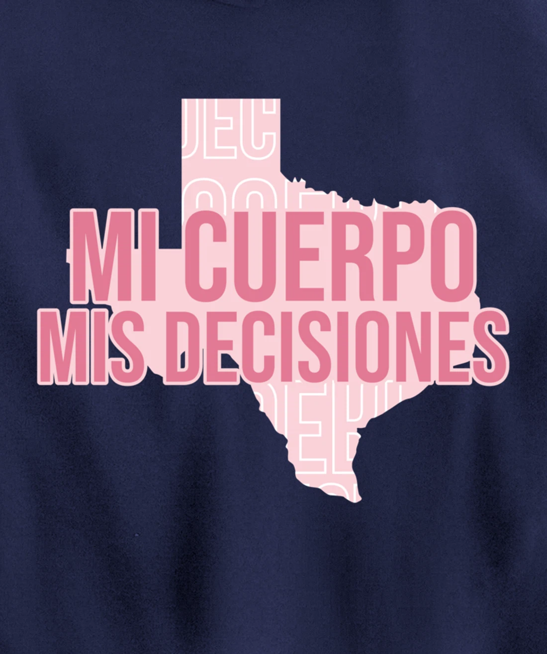 Mi Cuerpo Mis Decisiones Texas Pro Choice Pullover Hoodie