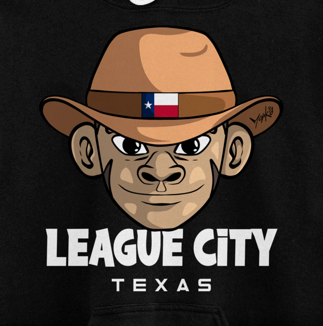 League City Texas Pullover Hoodie