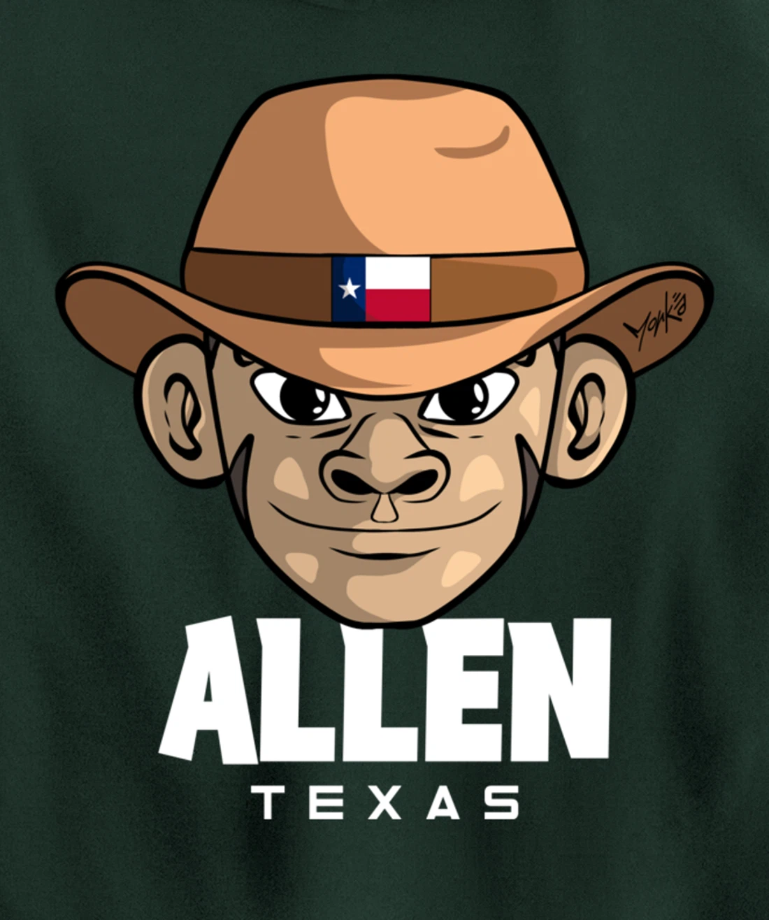 Allen Texas Pullover Hoodie