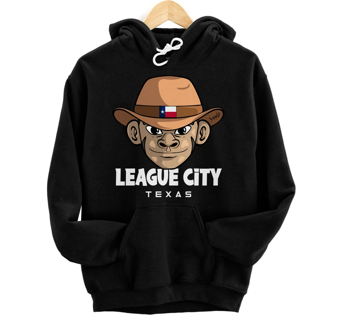 League City Texas Pullover Hoodie